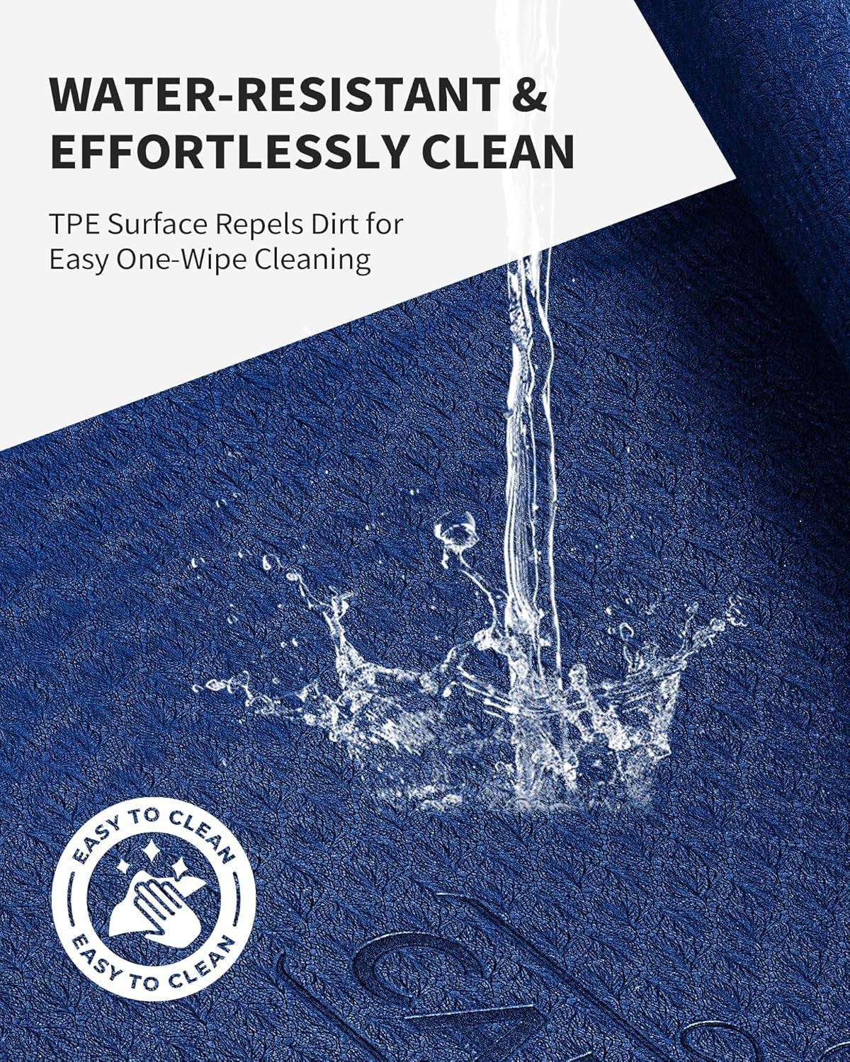 Extra Wide Large Yoga Mat (6' x 4') - Thick 1/4" Exercise Mat for Home Workouts, Yoga, and Pilates (Black)