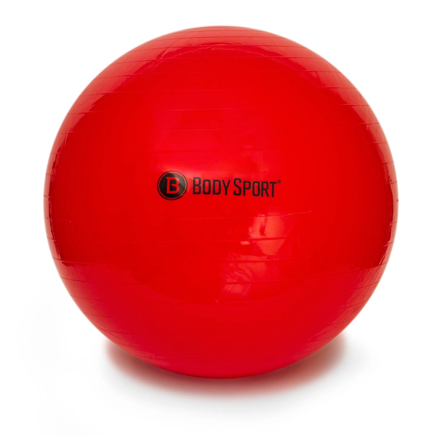 Red Fitness Ball (75 Cm), Pump & Exercise Guide Included