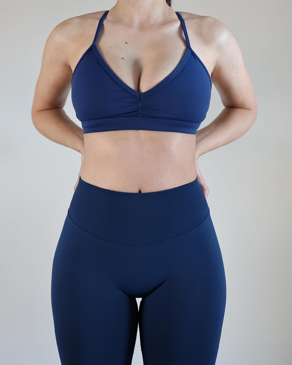 Women's Influence Seamless Compression Leggings with Tummy Control - Mid Rise Yoga Pants