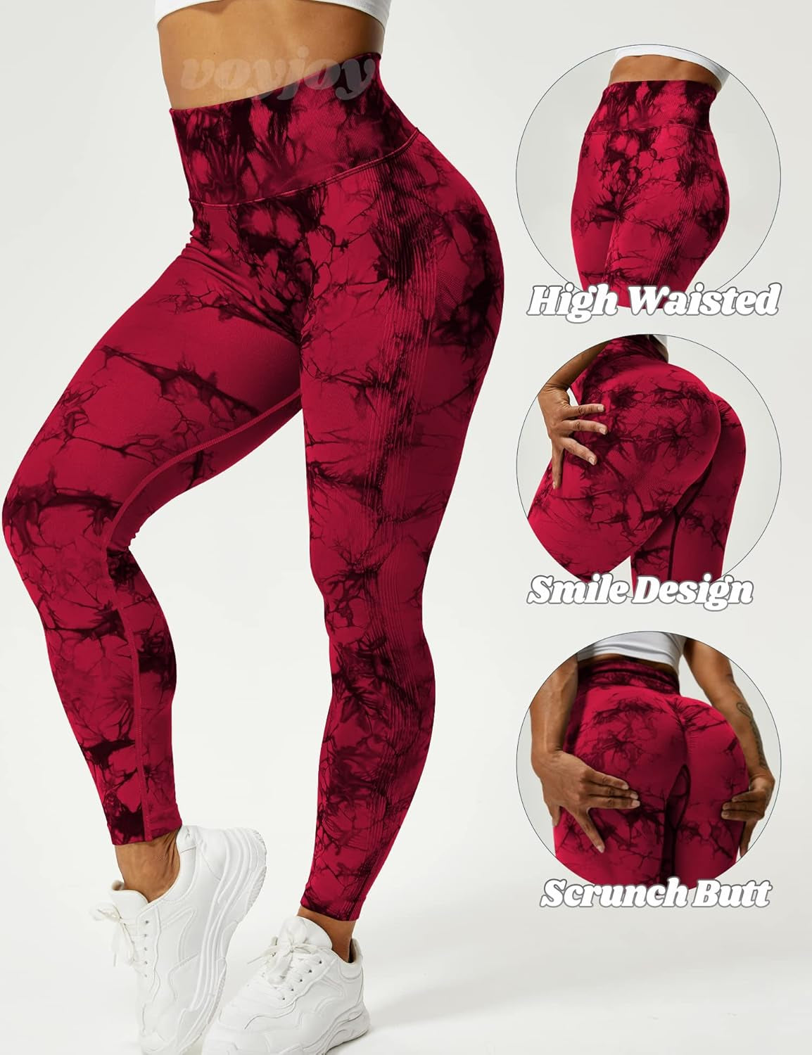 High-Waisted Seamless Leggings for Women - Scrunch Butt Lifting Yoga Pants